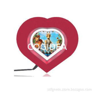 Heart Shaped Personalized Floating Photo Frame  , Levitatio